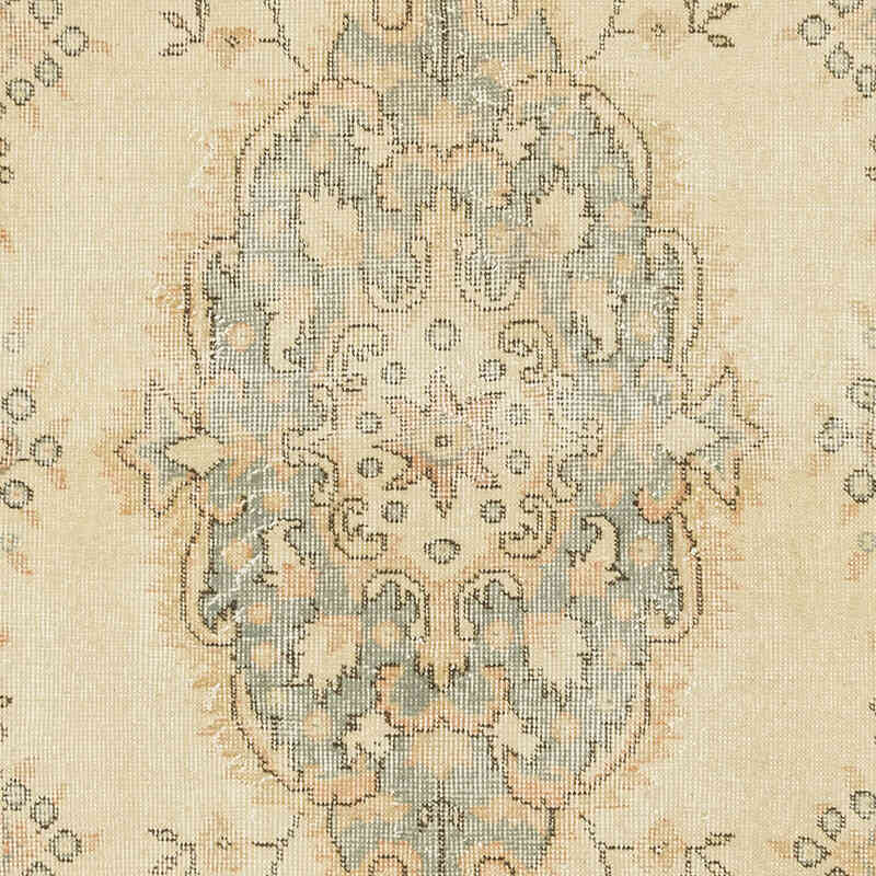 Alfombra Vintage Turca Anudada a Mano - 114 cm x 238 cm - K0080351