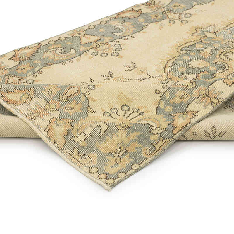 Alfombra Vintage Turca Anudada a Mano - 114 cm x 238 cm - K0080351