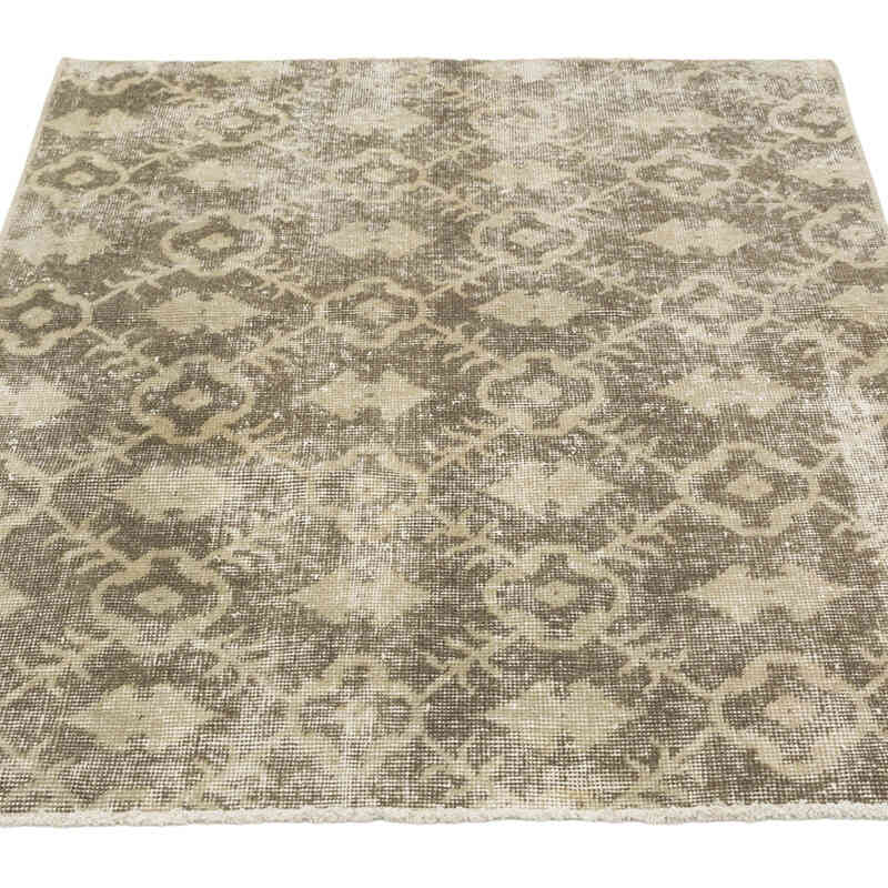 Alfombra Vintage Turca Anudada a Mano - 92 cm x 126 cm - K0080352
