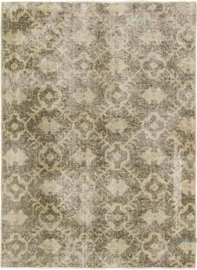 El Dokuma Vintage Halı - 92 cm x 126 cm
