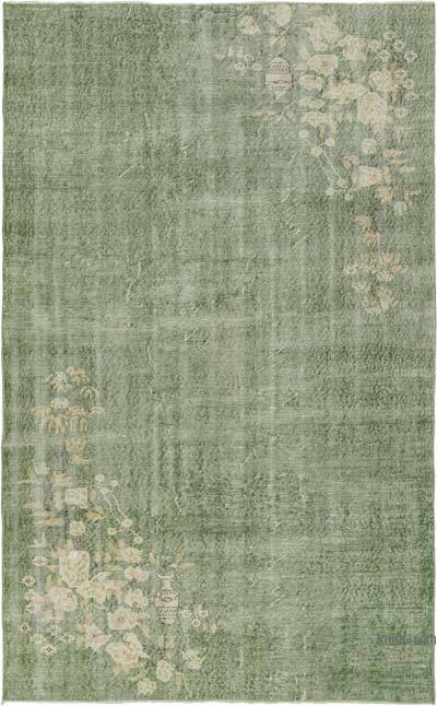 Vintage Turkish Hand-Knotted Rug - 5' 7" x 8' 11" (67" x 107")