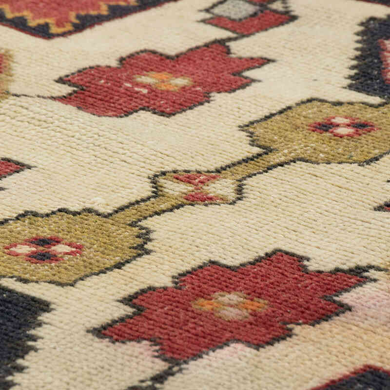 Alfombra Vintage Turca Anudada a Mano - 130 cm x 250 cm - K0080356