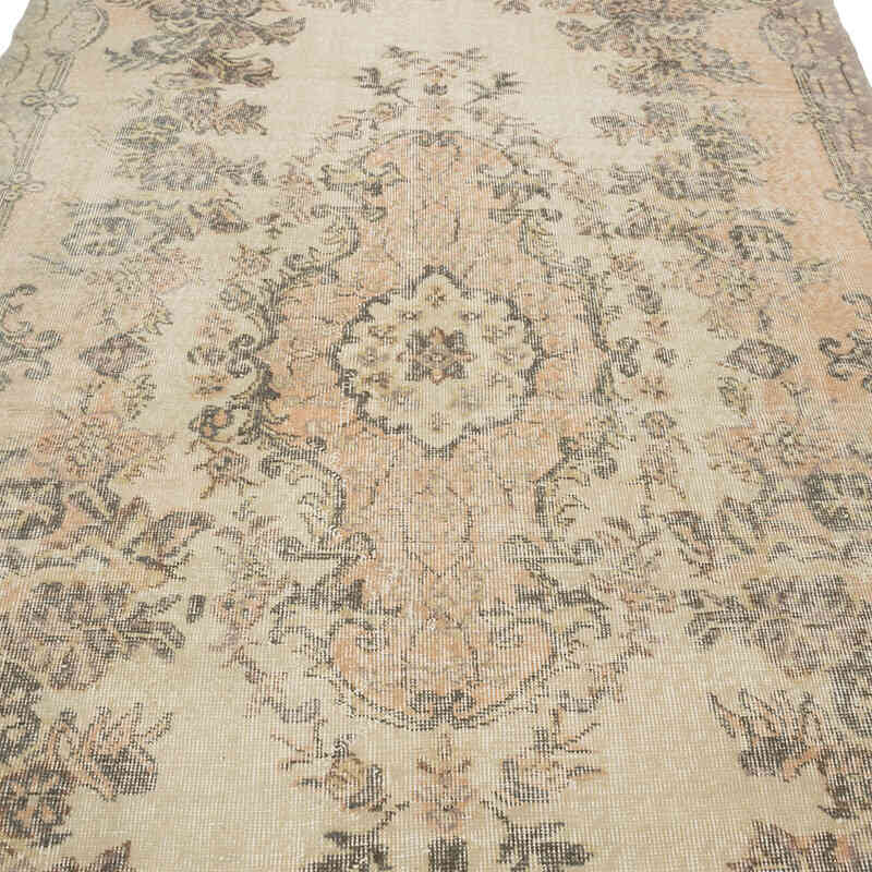 Vintage Turkish Hand-Knotted Rug - 5' 5" x 9' 3" (65" x 111") - K0080357