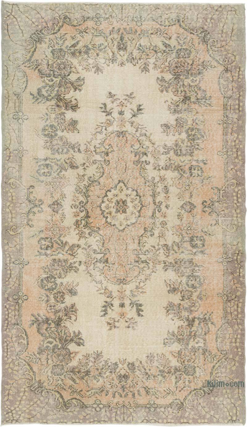 Vintage Turkish Hand-Knotted Rug - 5' 5" x 9' 3" (65" x 111") - K0080357