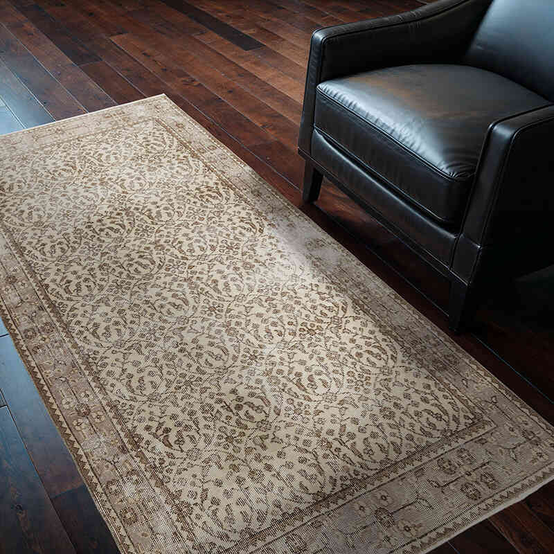 El Dokuma Vintage Halı - 115 cm x 205 cm - K0080358
