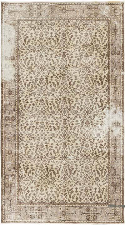 El Dokuma Vintage Halı - 115 cm x 205 cm