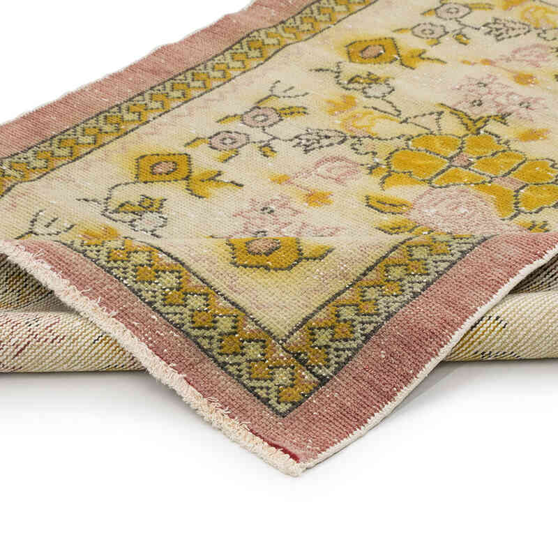 Alfombra Vintage Turca Anudada a Mano - 99 cm x 189 cm - K0080359