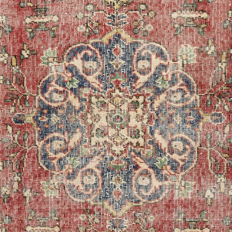 El Dokuma Vintage Halı - 113 cm x 199 cm - K0080361