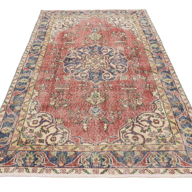 El Dokuma Vintage Halı - 113 cm x 199 cm - K0080361