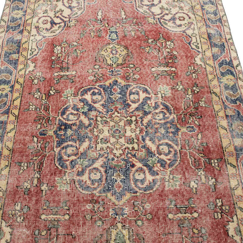 El Dokuma Vintage Halı - 113 cm x 199 cm - K0080361