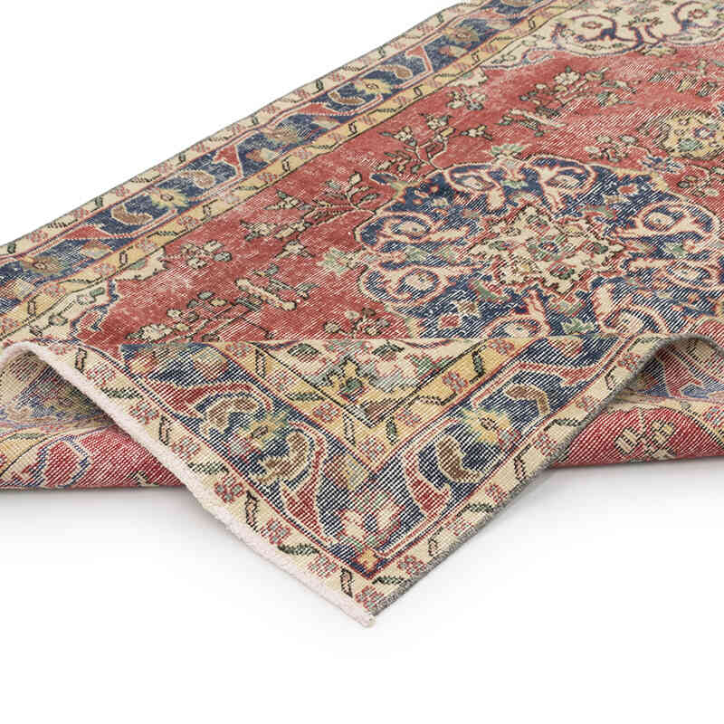 El Dokuma Vintage Halı - 113 cm x 199 cm - K0080361