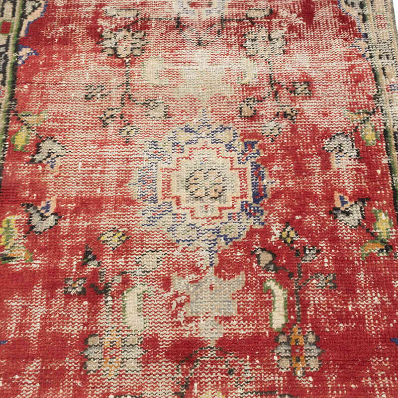 Alfombra Vintage Turca Anudada a Mano - 83 cm x 124 cm - K0080362