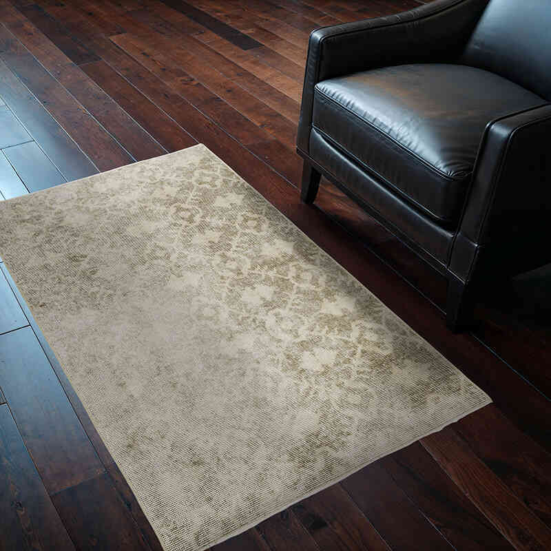 Alfombra Vintage Turca Anudada a Mano - 86 cm x 133 cm - K0080363