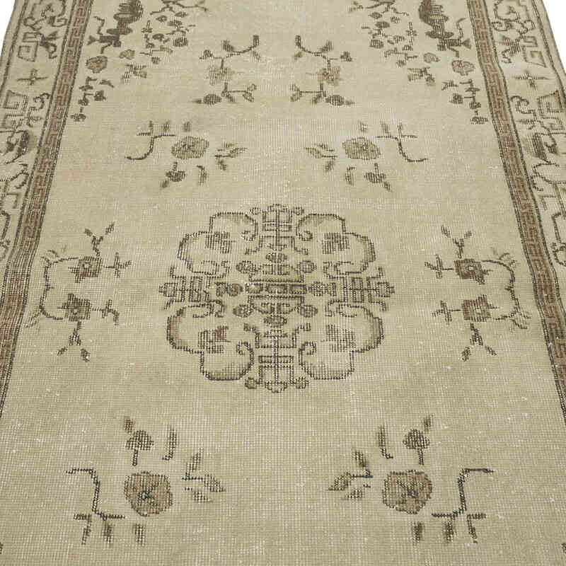 Alfombra Vintage Turca Anudada a Mano - 118 cm x 211 cm - K0080364