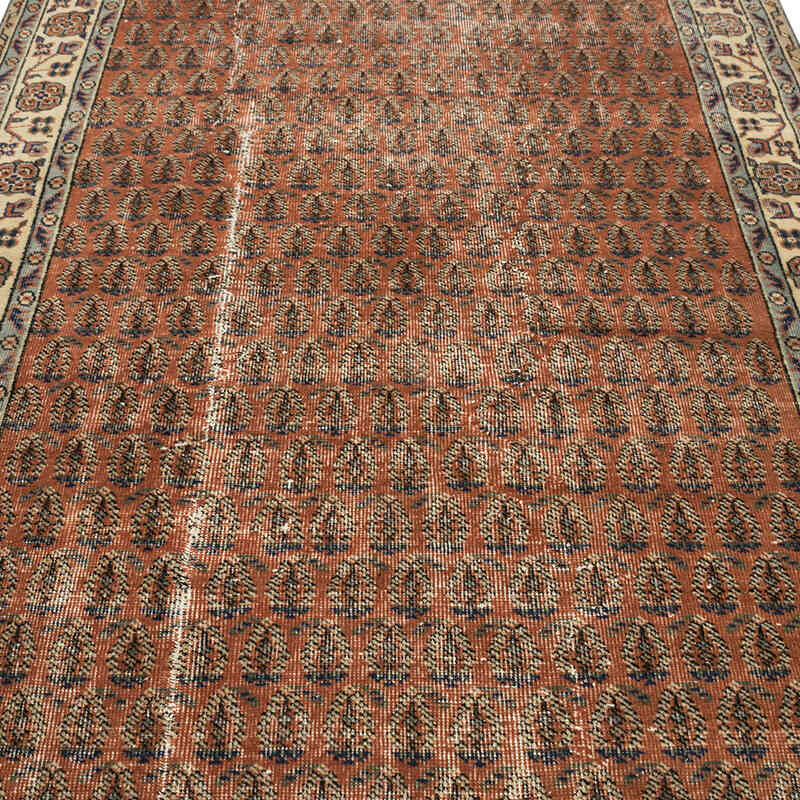 El Dokuma Vintage Halı - 162 cm x 260 cm - K0080365