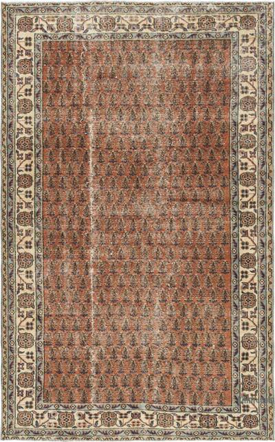 Alfombra Vintage Turca Anudada a Mano - 162 cm x 260 cm