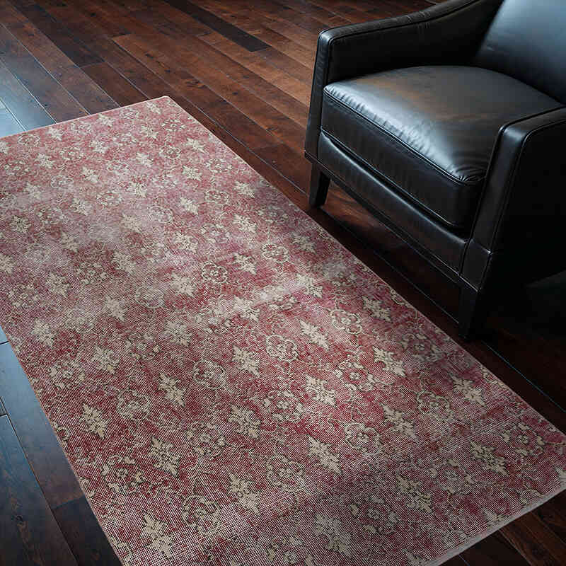 Vintage Turkish Hand-Knotted Rug - 3' 8" x 6' 6" (44" x 78") - K0080366