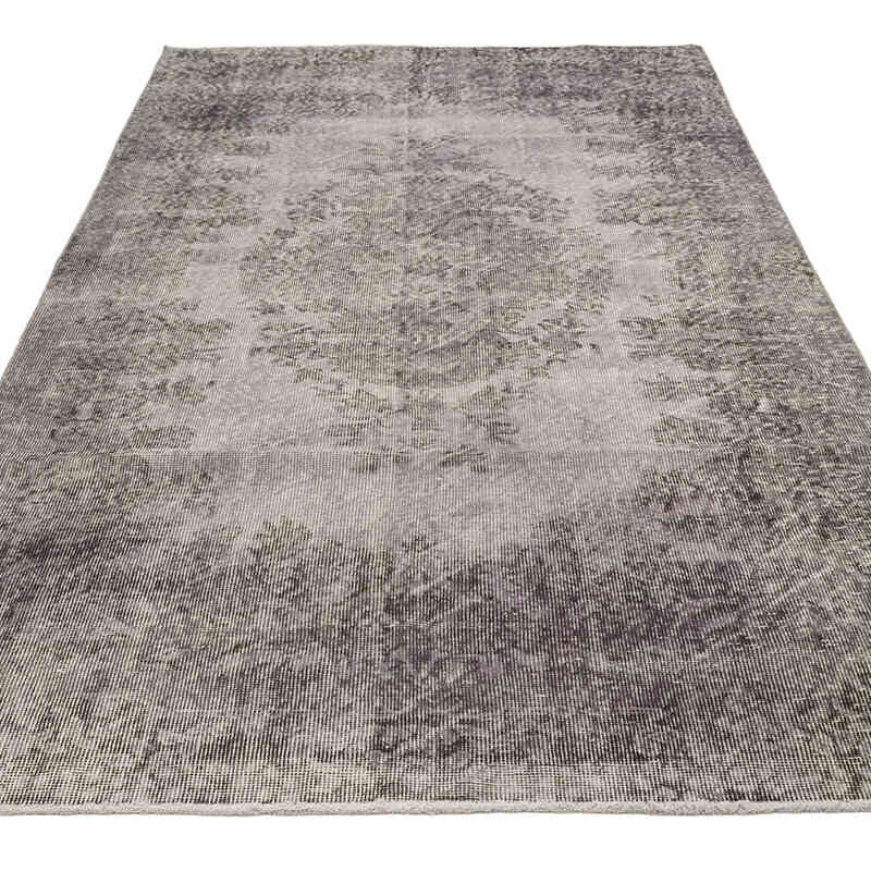 Boyalı El Dokuma Vintage Halı - 134 cm x 282 cm - K0080367