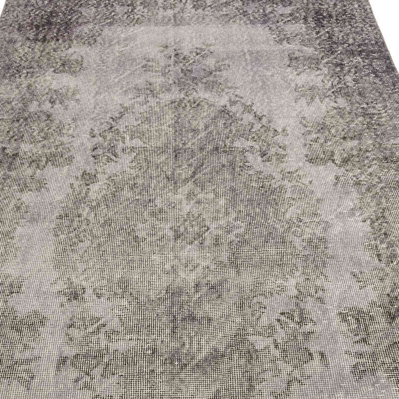 Boyalı El Dokuma Vintage Halı - 134 cm x 282 cm - K0080367