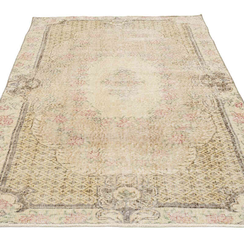 Vintage Turkish Hand-Knotted Rug - 3' 8" x 6' 5" (44" x 77") - K0080368