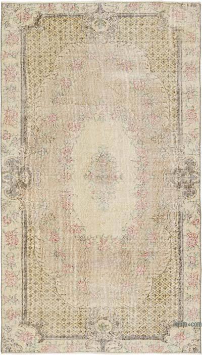 Vintage Turkish Hand-Knotted Rug - 3' 8" x 6' 5" (44" x 77")