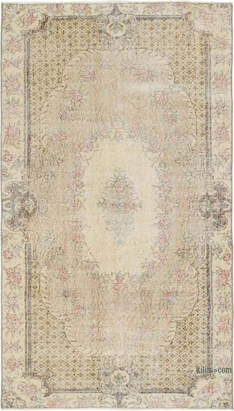 Vintage Turkish Hand-Knotted Rug - 3' 8" x 6' 5" (44" x 77") - K0080368
