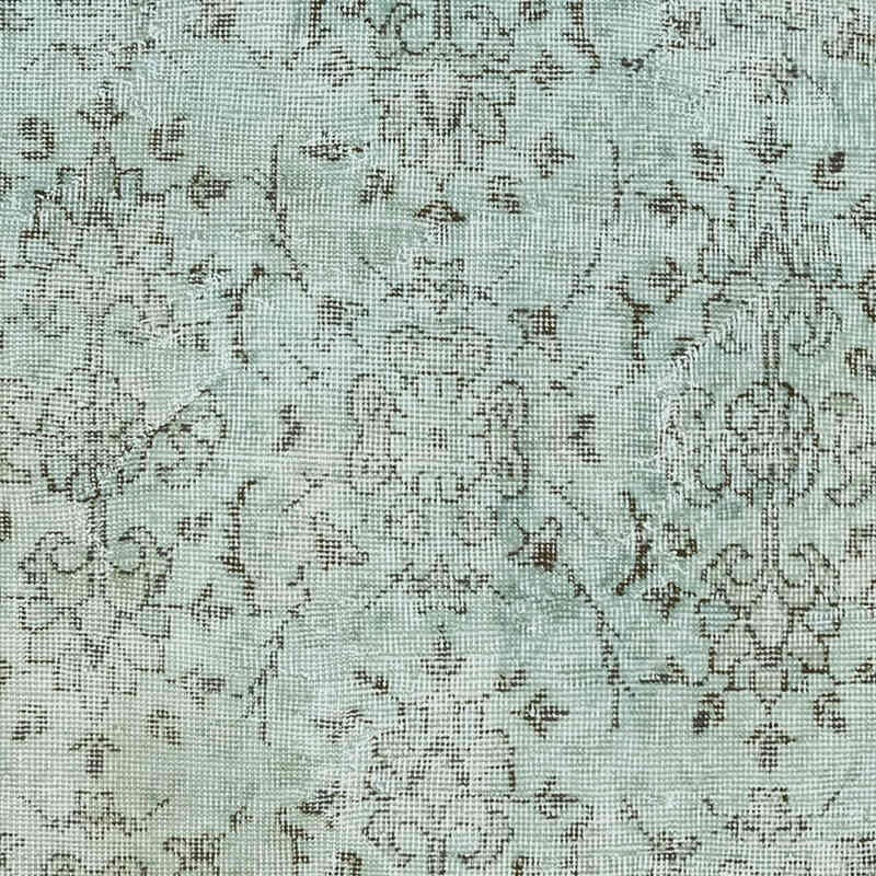 Alfombra Turca Vintage Sobre-teñida - 99 cm x 203 cm - K0080369