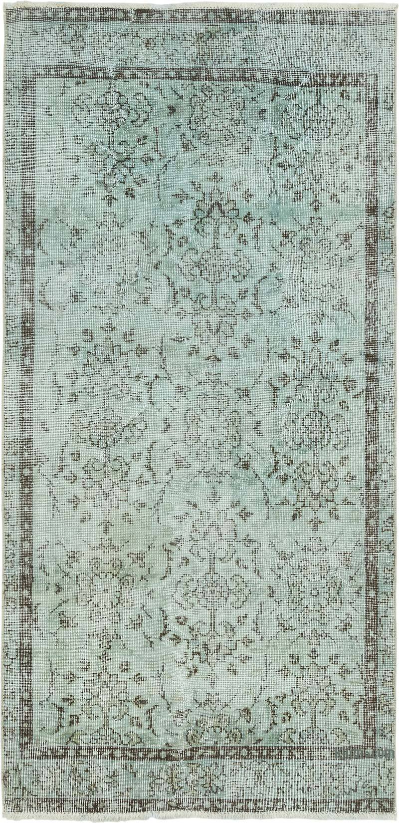 Alfombra Turca Vintage Sobre-teñida - 99 cm x 203 cm - K0080369