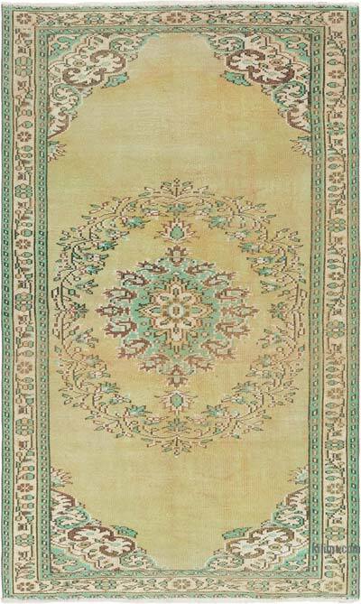 Alfombra Vintage Turca Anudada a Mano - 150 cm x 251 cm