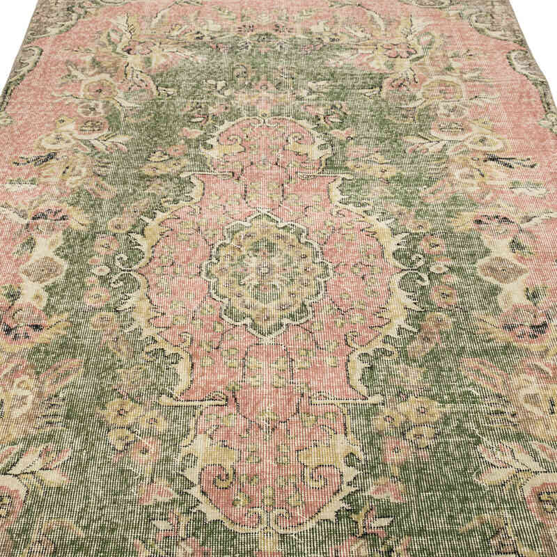 Vintage Turkish Hand-Knotted Rug - 4' 8" x 8' 3" (56" x 99") - K0080374