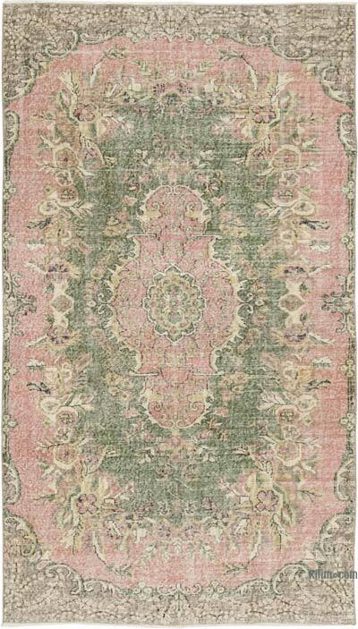 Vintage Turkish Hand-Knotted Rug - 4' 8" x 8' 3" (56" x 99")