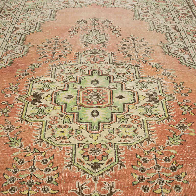 Alfombra Vintage Turca Anudada a Mano - 196 cm x 318 cm - K0080375