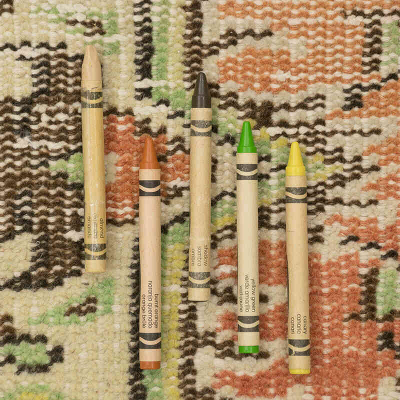 Alfombra Vintage Turca Anudada a Mano - 196 cm x 318 cm - K0080375