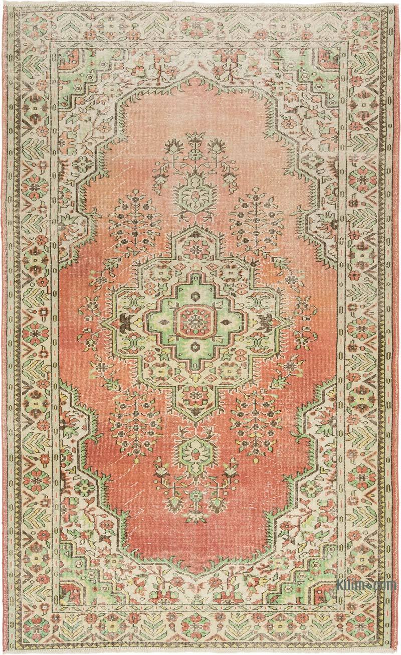 Alfombra Vintage Turca Anudada a Mano - 196 cm x 318 cm - K0080375
