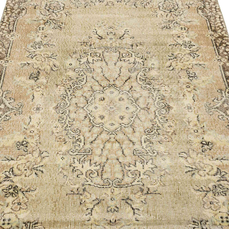 Alfombra Vintage Turca Anudada a Mano - 126 cm x 210 cm - K0080376