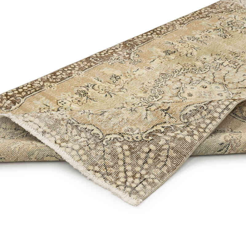 Alfombra Vintage Turca Anudada a Mano - 126 cm x 210 cm - K0080376
