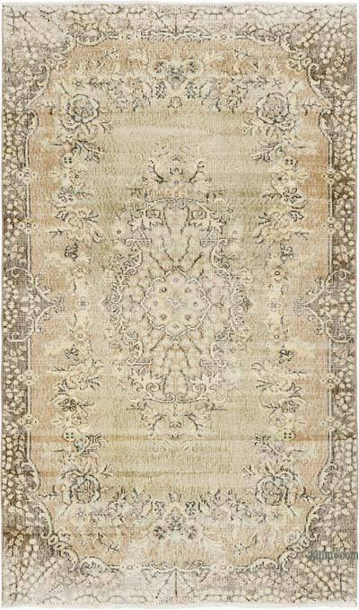 Vintage Turkish Hand-Knotted Rug - 4' 2" x 6' 11" (50" x 83")
