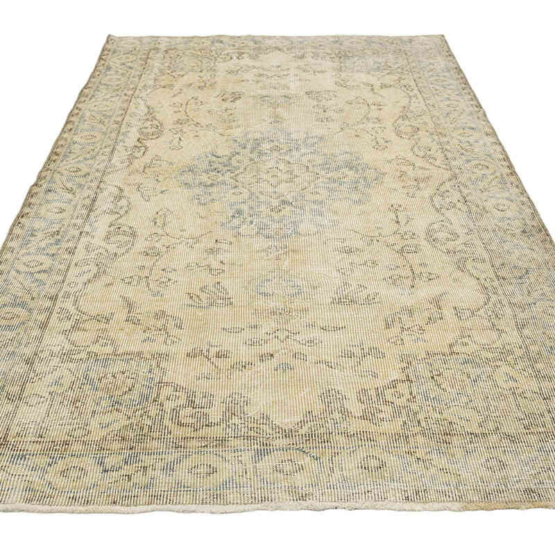 El Dokuma Vintage Halı - 127 cm x 224 cm - K0080377