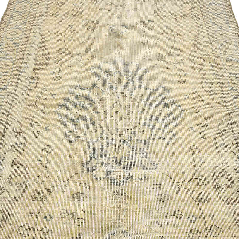 El Dokuma Vintage Halı - 127 cm x 224 cm - K0080377