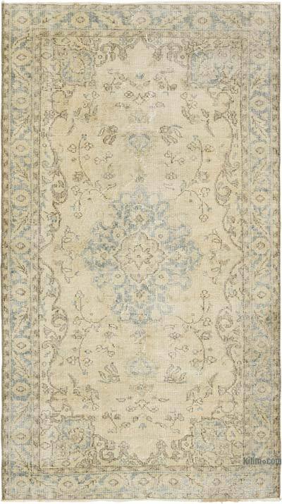 Vintage Turkish Hand-Knotted Rug - 4' 2" x 7' 4" (50" x 88")
