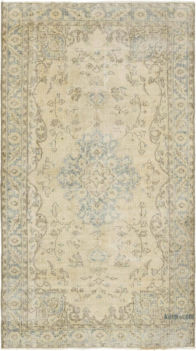 El Dokuma Vintage Halı - 127 cm x 224 cm - K0080377