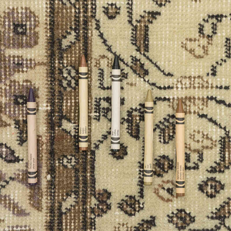 Vintage Turkish Hand-Knotted Rug - 3' 11" x 5' 10" (47" x 70") - K0080378