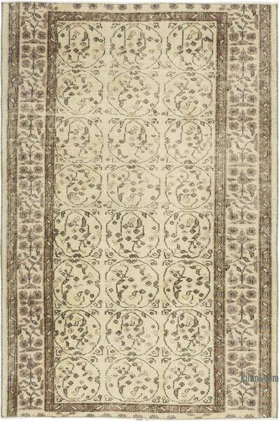 Vintage Turkish Hand-Knotted Rug - 3' 11" x 5' 10" (47" x 70")