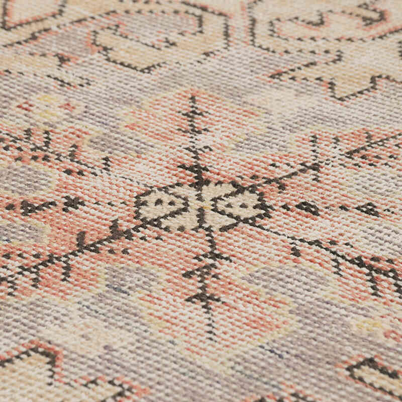 Alfombra Vintage Turca Anudada a Mano - 141 cm x 233 cm - K0080379