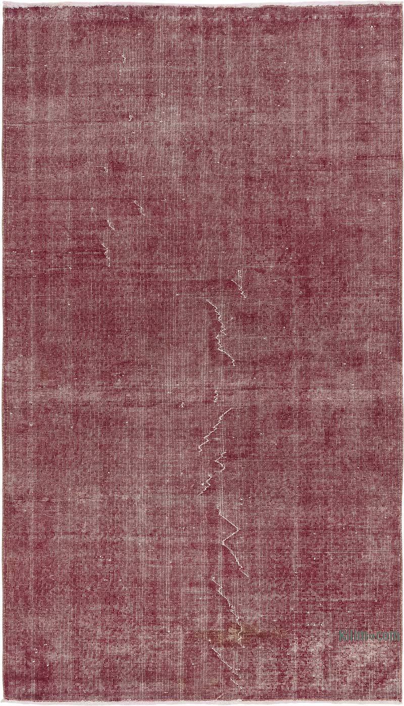 Alfombra Turca Vintage Sobre-teñida - 112 cm x 195 cm - K0080380
