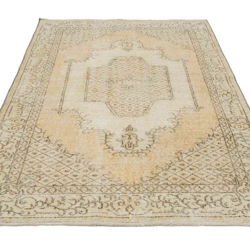 Vintage Turkish Hand-Knotted Rug - 3' 10" x 6' 7" (46" x 79") - K0080383