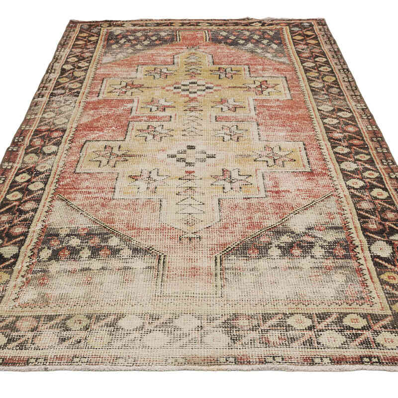 El Dokuma Vintage Halı - 122 cm x 230 cm - K0080384