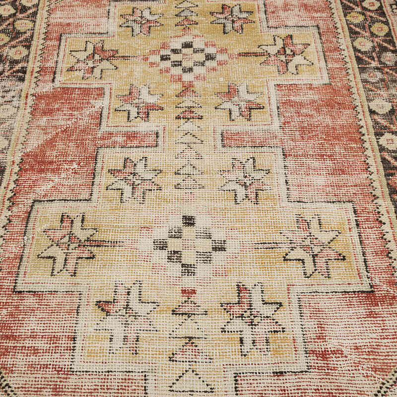 El Dokuma Vintage Halı - 122 cm x 230 cm - K0080384