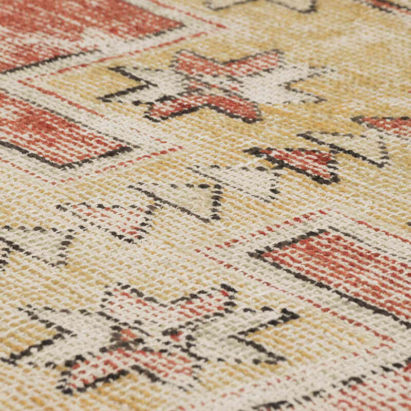 El Dokuma Vintage Halı - 122 cm x 230 cm - K0080384