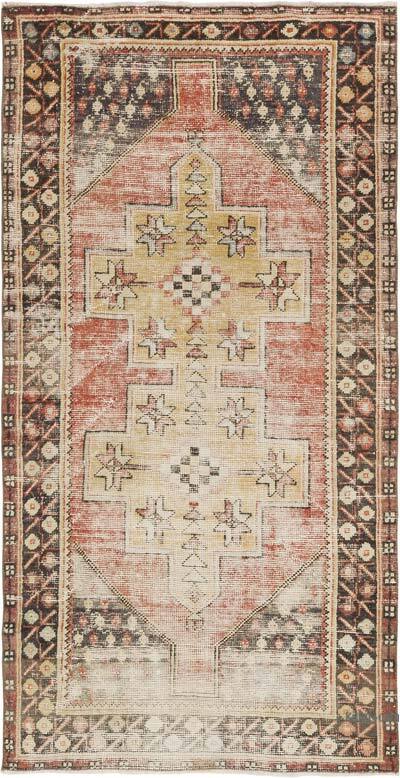 Vintage Turkish Hand-Knotted Rug - 4'  x 7' 7" (48" x 91")